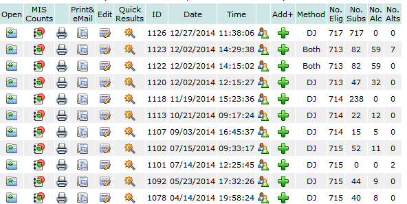 random selection audit trail